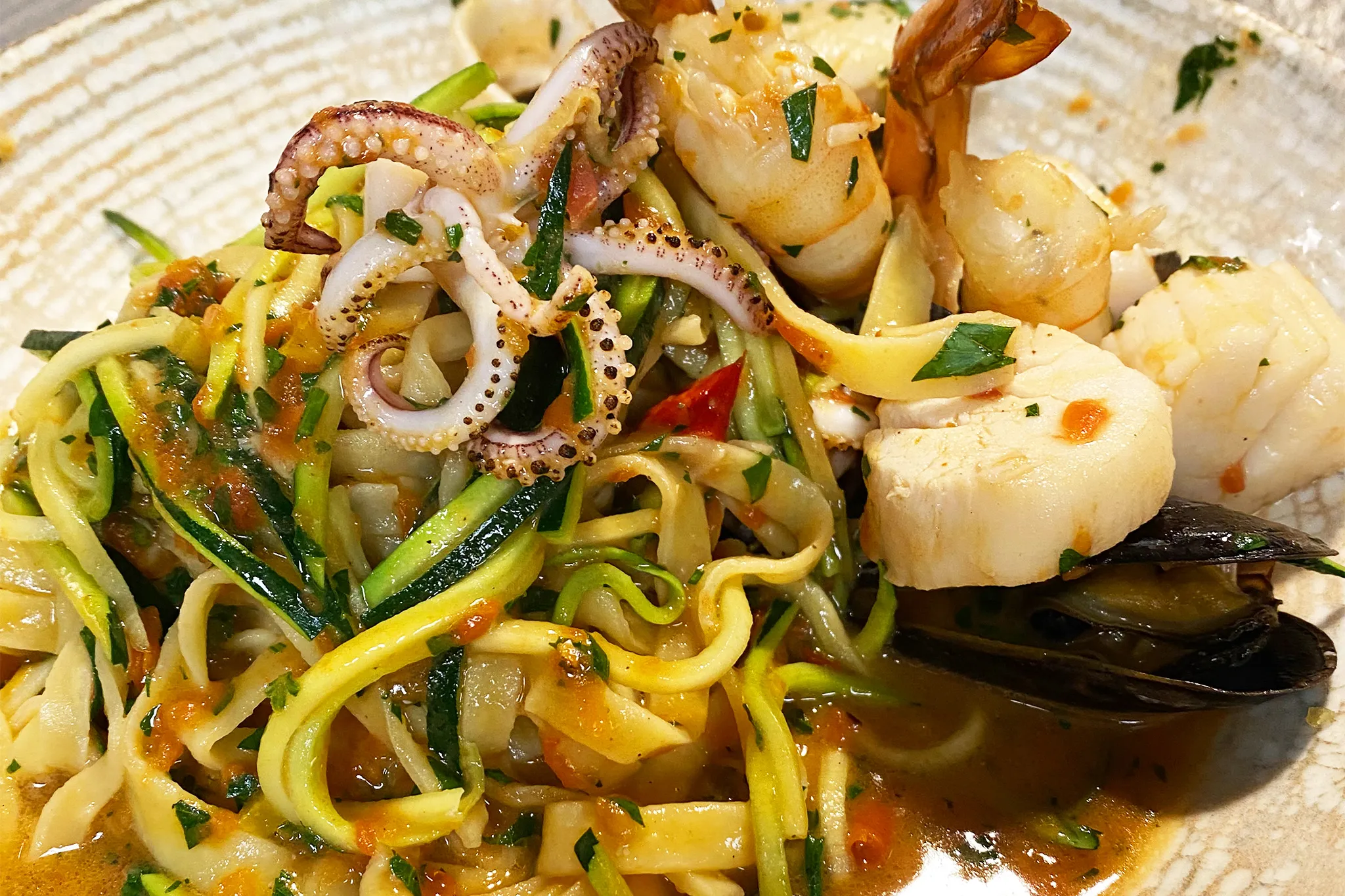 Servia - Linguine Seafood